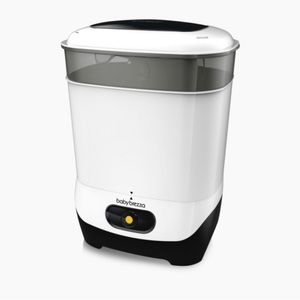 Baby Brezza White & Black Electric Baby Bottle Sterilizer